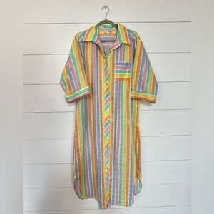 Vintage Leisure Life button house coat